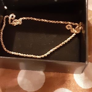 14k gold Ankle Bracelet